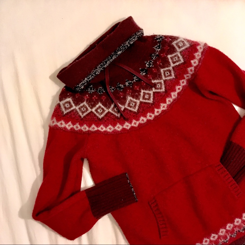 Eddie Bauer cowl neck sweater